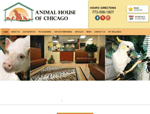 Tablet Screenshot of animalhouseofchicago.com